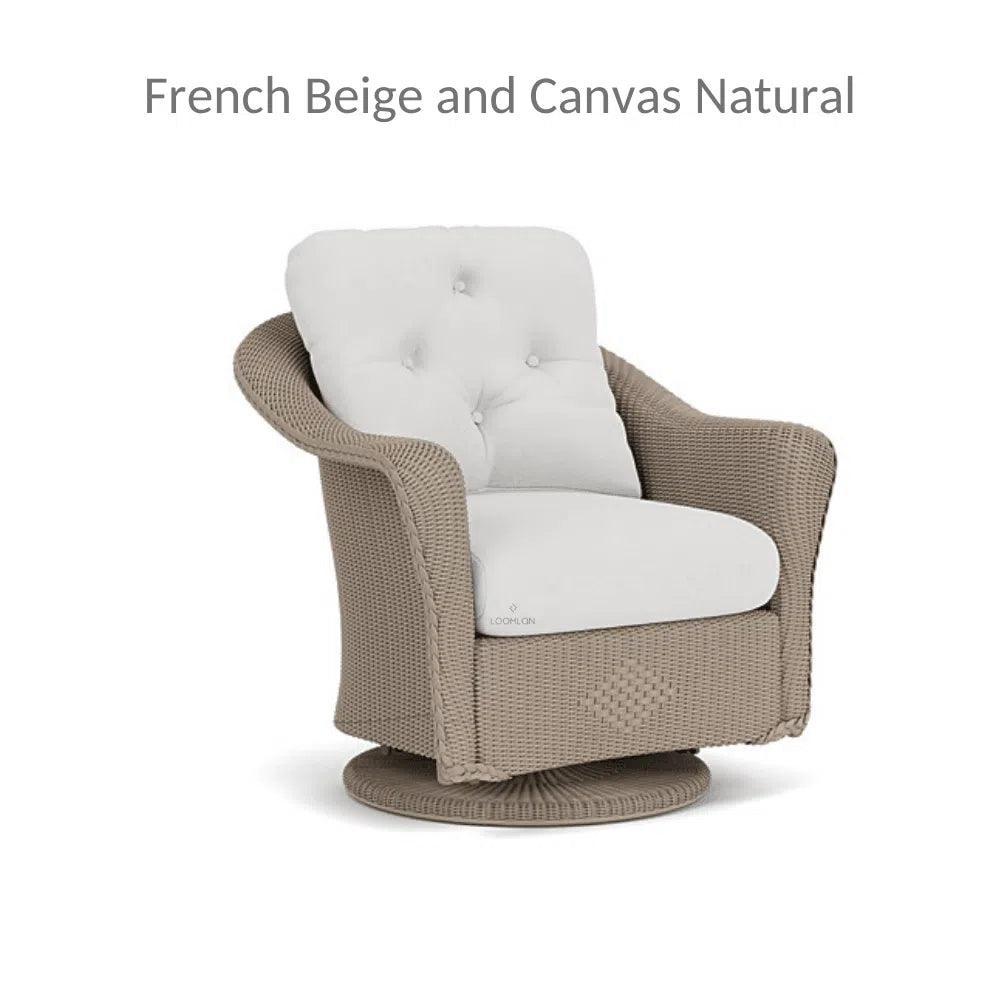 Reflections Swivel Rocker Lounge Chair Sunbrella - LOOMLAN - Lloyd Flanders - Outdoor Lounge Chairs