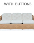 Reflections Wicker 3 - Seater Sofa Set Coffee Table - LOOMLAN - Lloyd Flanders - Outdoor Lounge Sets