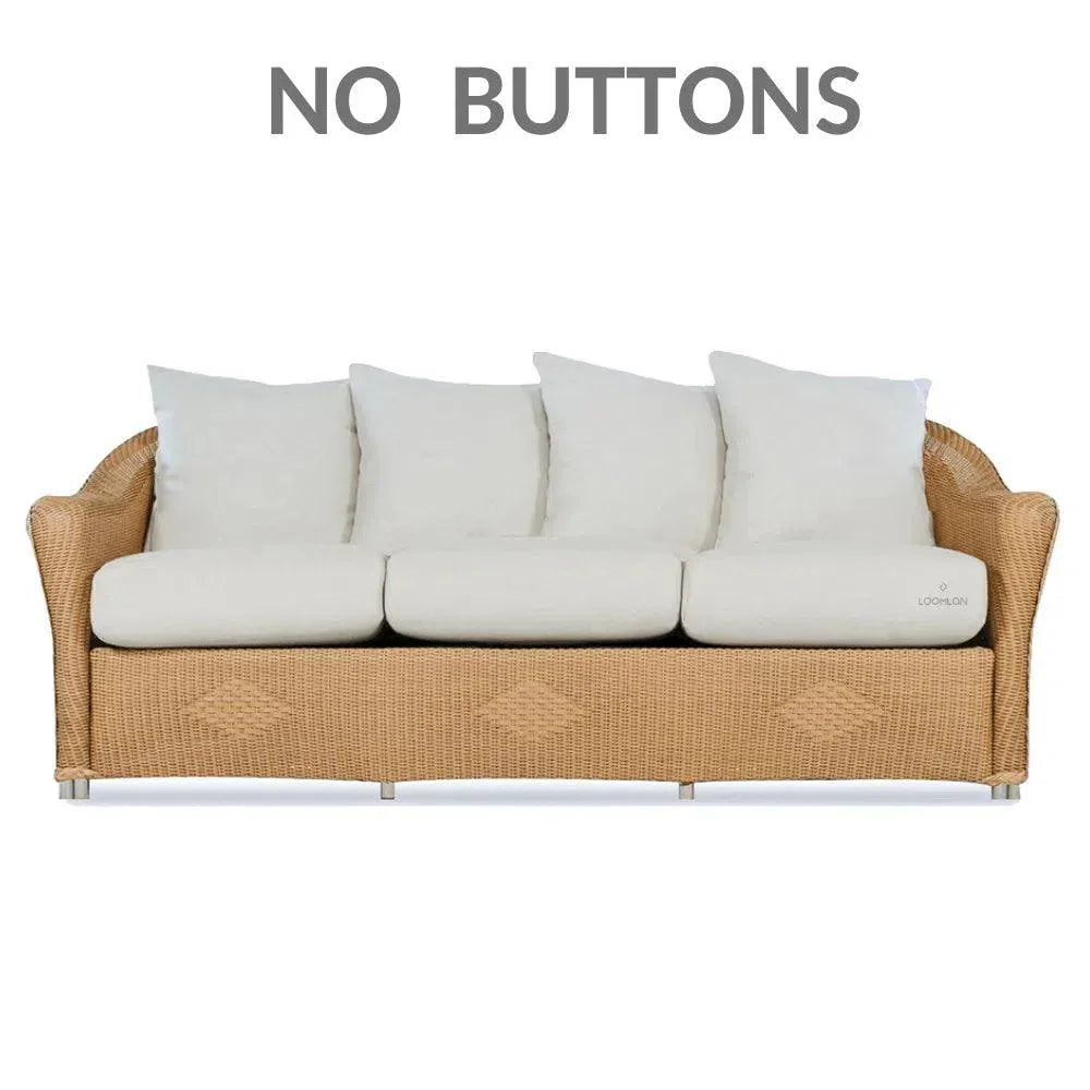 Reflections Wicker 3 - Seater Sofa Set Coffee Table - LOOMLAN - Lloyd Flanders - Outdoor Lounge Sets