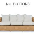 Reflections Wicker 3 - Seater Sofa Set Coffee Table - LOOMLAN - Lloyd Flanders - Outdoor Lounge Sets