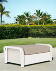 Lloyd Flanders Reflections Wicker 42" Large Ottoman Sunbrella Cushion