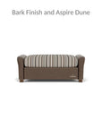 Lloyd Flanders Reflections Wicker 42" Large Ottoman Sunbrella Cushion