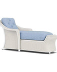 Lloyd Flanders Reflections Wicker Day Chaise Lounge Sunbrella Cushions