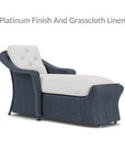 Lloyd Flanders Reflections Wicker Day Chaise Lounge Sunbrella Cushions