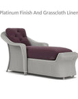 Lloyd Flanders Reflections Wicker Day Chaise Lounge Sunbrella Cushions