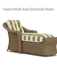 Lloyd Flanders Reflections Wicker Day Chaise Lounge Sunbrella Cushions