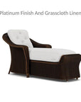 Lloyd Flanders Reflections Wicker Day Chaise Lounge Sunbrella Cushions
