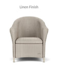 Reflections Wicker Dining Armchair Padded Seat - LOOMLAN - Lloyd Flanders - Outdoor Dining Chairs