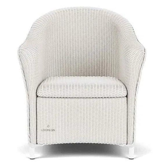 Reflections Wicker Dining Armchair Padded Seat - LOOMLAN - Lloyd Flanders - Outdoor Dining Chairs