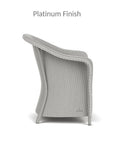 Reflections Wicker Dining Armchair Padded Seat - LOOMLAN - Lloyd Flanders - Outdoor Dining Chairs