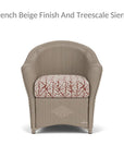 Reflections Wicker Dining Chair Sunbrella Cushion - LOOMLAN - Lloyd Flanders - Outdoor Dining Chairs