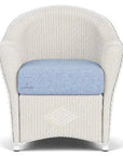 Reflections Wicker Dining Chair Sunbrella Cushion - LOOMLAN - Lloyd Flanders - Outdoor Dining Chairs