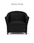 Reflections Wicker Lounge Chair Padded Seat - LOOMLAN - Lloyd Flanders - Outdoor Lounge Chairs