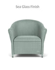 Reflections Wicker Lounge Chair Padded Seat - LOOMLAN - Lloyd Flanders - Outdoor Lounge Chairs