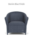 Reflections Wicker Lounge Chair Padded Seat - LOOMLAN - Lloyd Flanders - Outdoor Lounge Chairs