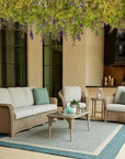 Lloyd Flanders Reflections Wicker Lounge Chair Sunbrella Cushions