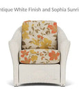 Lloyd Flanders Reflections Wicker Lounge Chair Sunbrella Cushions