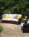Lloyd Flanders Reflections Wicker Lounge Chair Sunbrella Cushions