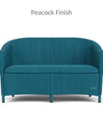 Reflections Wicker Loveseat Padded Seat Lloyd Flanders - LOOMLAN - Lloyd Flanders - Outdoor Sofas & Loveseats