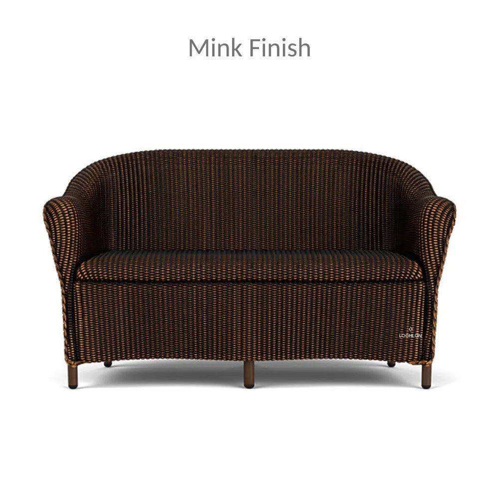 Reflections Wicker Loveseat Padded Seat Lloyd Flanders - LOOMLAN - Lloyd Flanders - Outdoor Sofas &amp; Loveseats