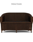 Reflections Wicker Loveseat Padded Seat Lloyd Flanders - LOOMLAN - Lloyd Flanders - Outdoor Sofas & Loveseats