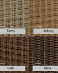 Reflections Wicker Porch Rocker Chair Sunbrella Cushion - LOOMLAN - Lloyd Flanders - Outdoor Lounge Chairs