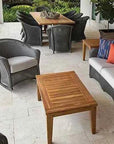 Reflections Wicker Porch Rocker Chair Sunbrella Cushion - LOOMLAN - Lloyd Flanders - Outdoor Lounge Chairs