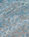 LOOMLAN Rugs Renora Gray Washable Indoor-Outdoor Rug
