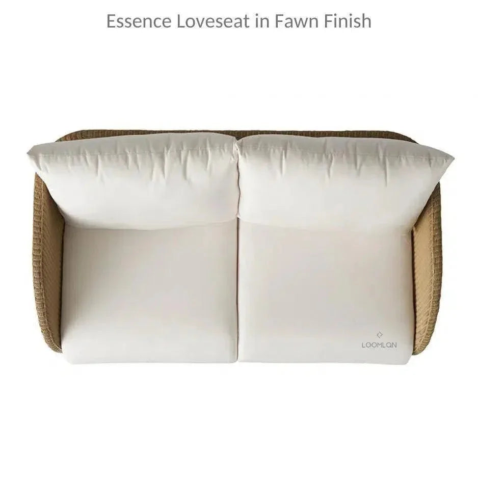 Replacement Cushions for Essence Sunbrella Loveseat - LOOMLAN - Lloyd Flanders - Outdoor Replacement Cushions