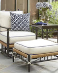 Replacement Cushions For Low Country Outdoor Ottoman - LOOMLAN - Lloyd Flanders - Outdoor Replacement Cushions