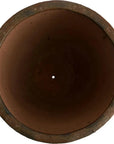 Emissary Ripple Round Ceramic Planter