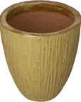 Emissary Ripple Round Ceramic Planter