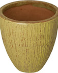 Emissary Ripple Round Ceramic Planter