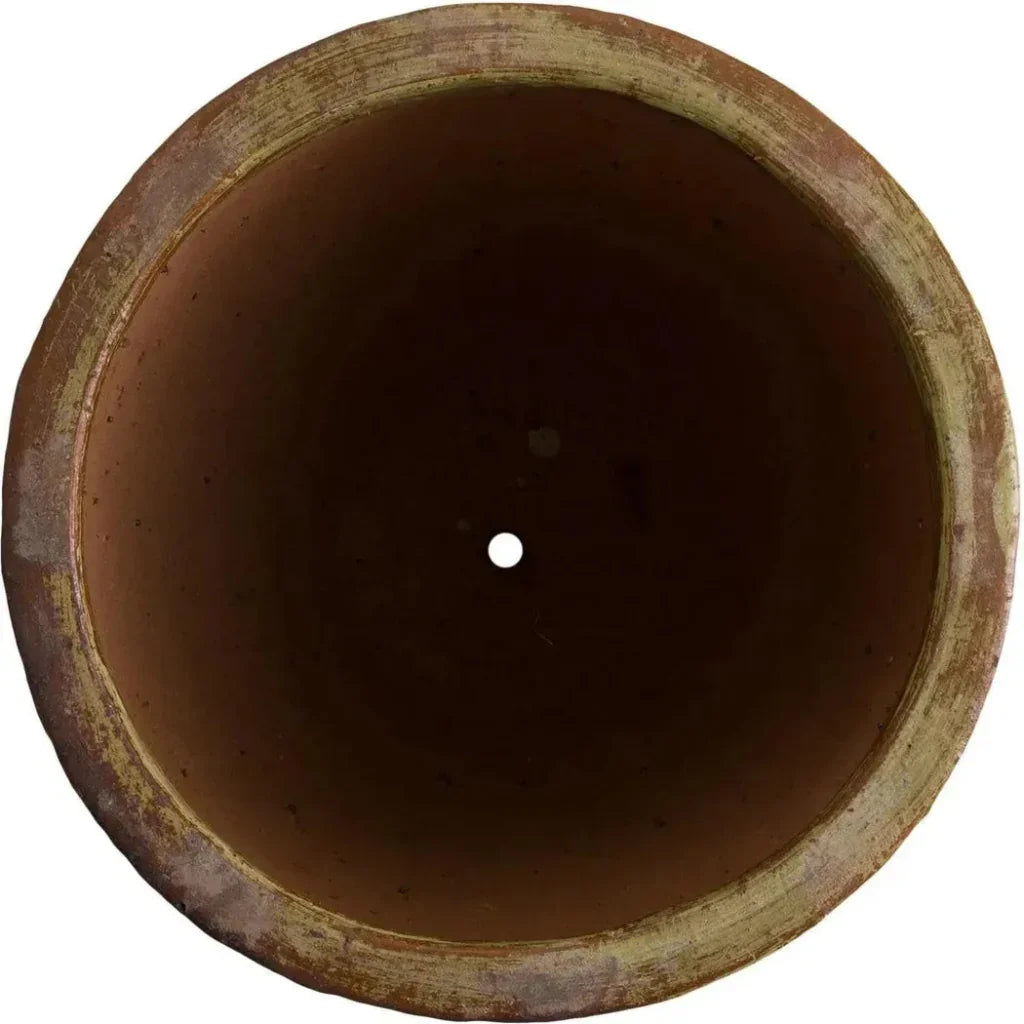 Emissary Ripple Round Ceramic Planter