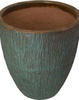 Emissary Ripple Round Ceramic Planter