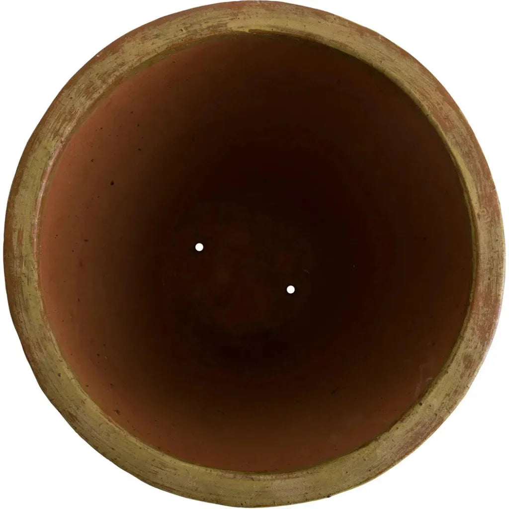 Emissary Ripple Round Ceramic Planter