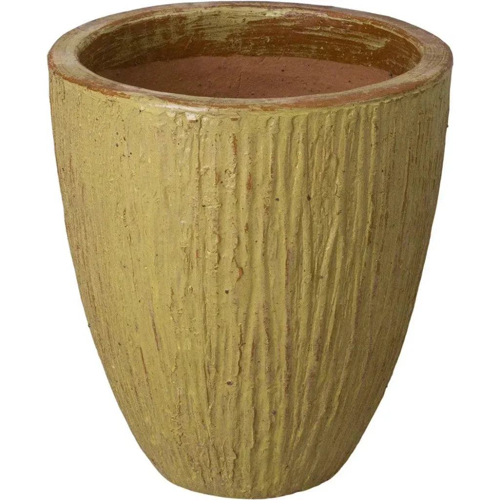 Emissary Ripple Round Ceramic Planter