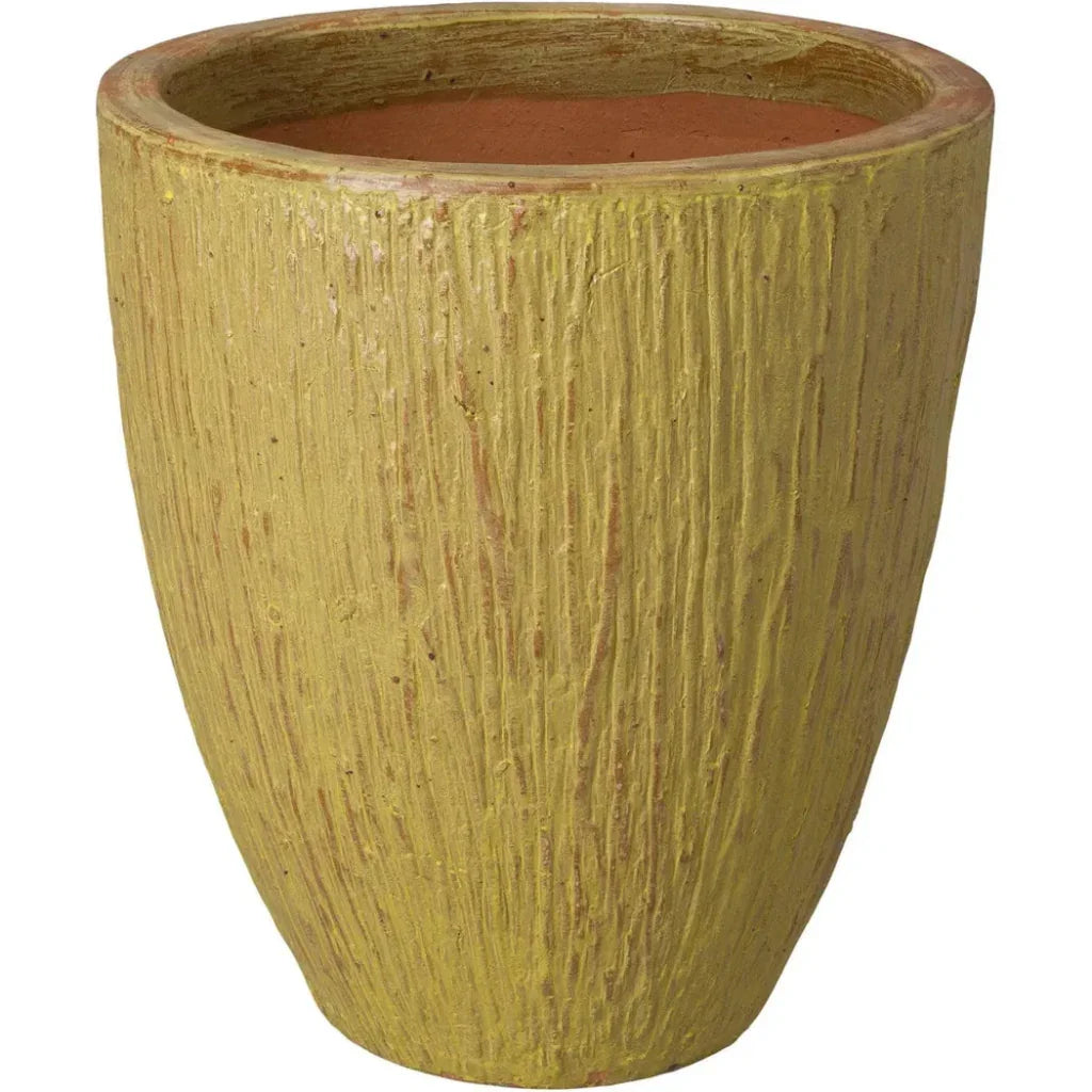 Emissary Ripple Round Ceramic Planter