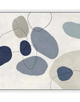 LOOMLAN River Stones Blue II Artwork d Canvas Floating