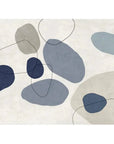 LOOMLAN River Stones Blue II Artwork d Canvas Floating