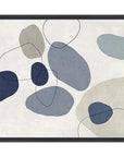 LOOMLAN River Stones Blue II Artwork d Canvas Floating