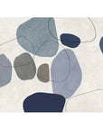 LOOMLAN River Stones Blue III Artwork d Canvas Floating