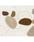 LOOMLAN River Stones IV d Canvas Wall Art For Living Room