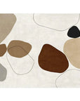 LOOMLAN River Stones VI Artwork d Canvas Floating