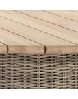 Riviera Natural Wood Outdoor Dining Table - LOOMLAN - SUNPAN - Outdoor Dining Tables