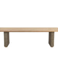 Riviera Natural Wood Outdoor Dining Table - LOOMLAN - SUNPAN - Outdoor Dining Tables