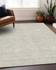 LOOMLAN Rugs Riyala Beige Washable Indoor-Outdoor Rug