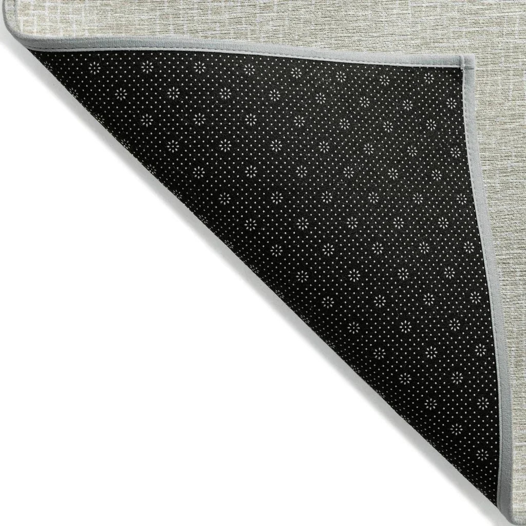 LOOMLAN Rugs Riyala Beige Washable Indoor-Outdoor Rug
