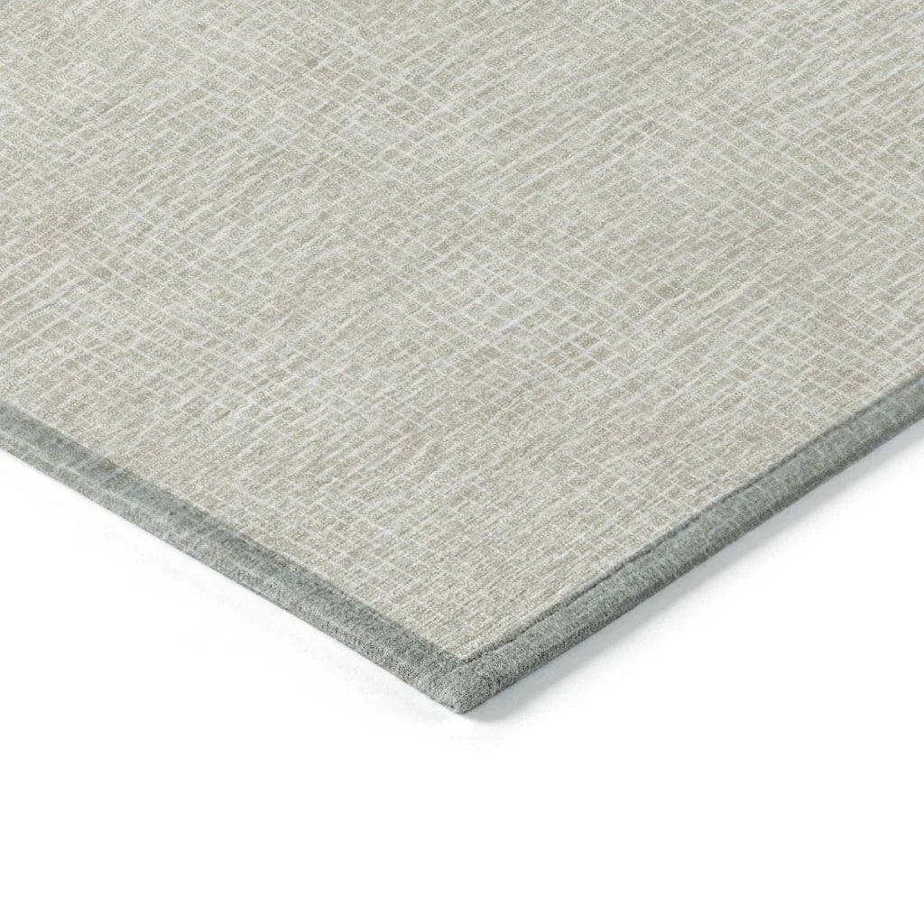 LOOMLAN Rugs Riyala Beige Washable Indoor-Outdoor Rug