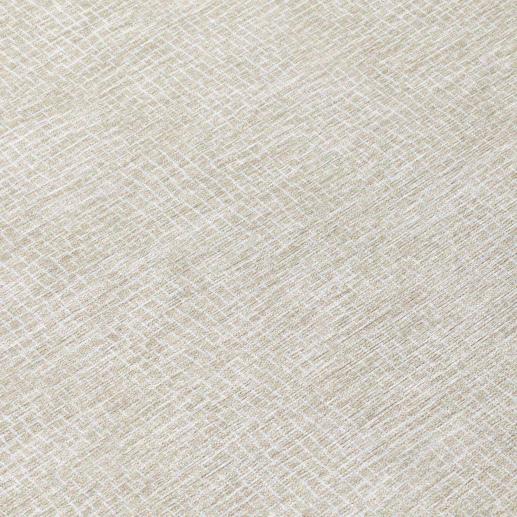 LOOMLAN Rugs Riyala Beige Washable Indoor-Outdoor Rug